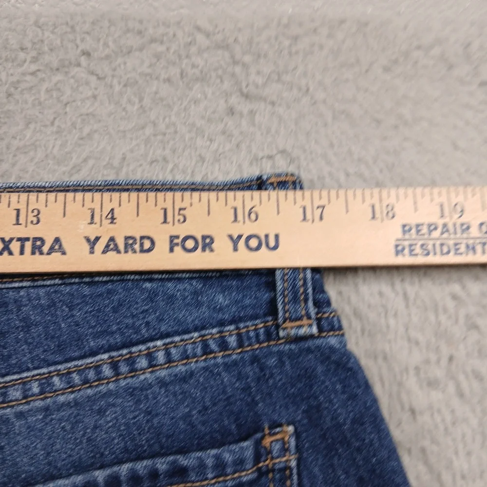 Old Navy Wow Boyfriend Jeans Womens 12 Mid-Rise Medium Wash Straight‎ Denim EUC